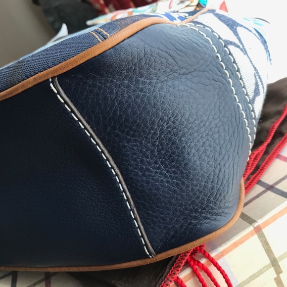 Rare Coach 10810 Denim Patchwork Handbag - Picture 6 of 8